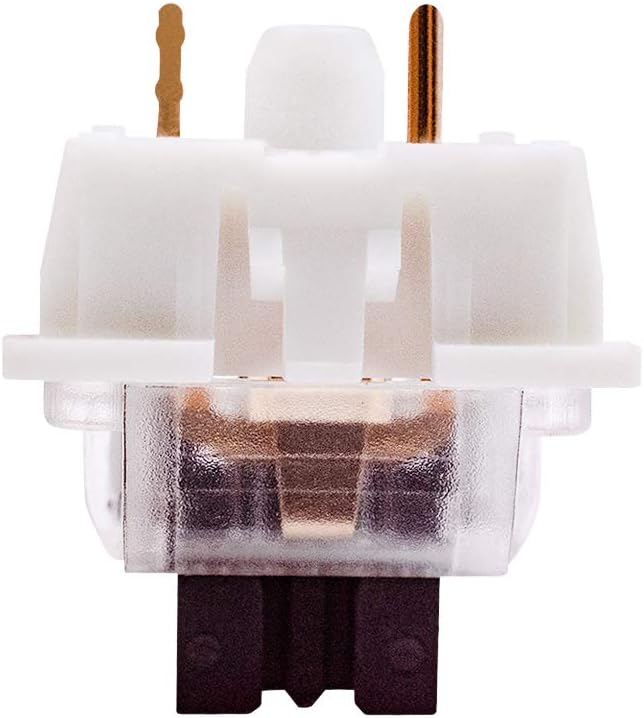 outemu Brown Switches 20 Pack, 3-Pin Tactile 50gf Dustproof RGB Key Switches - Cherry MX Equivalent DIY Replaceable for Mechanical Gaming Keyboard