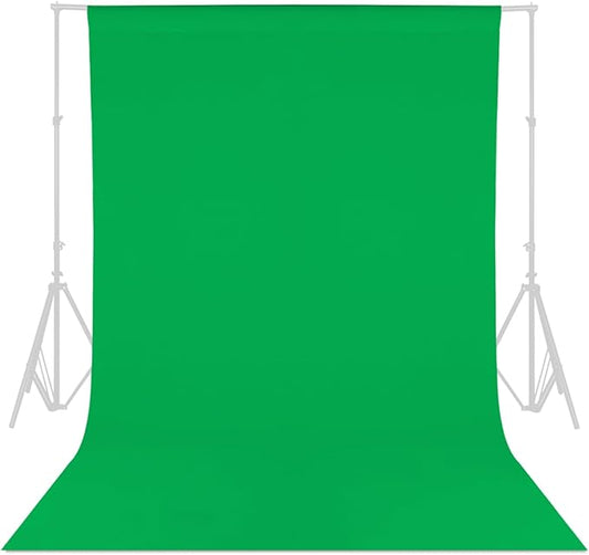 GFCC Green Screen Backdrop Background - 5x7FT Photography Backdrop Photo Background Screen for Video Recording Greenscreen Picture Photoshoot
