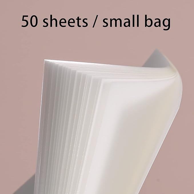 Transparent Sticky Notes,3x2 Inch Clear Sticky Notes,Waterproof White Bible Sticky Note,Transparent Stickers for School Supplies College(10 Packs,500 Sheets)
