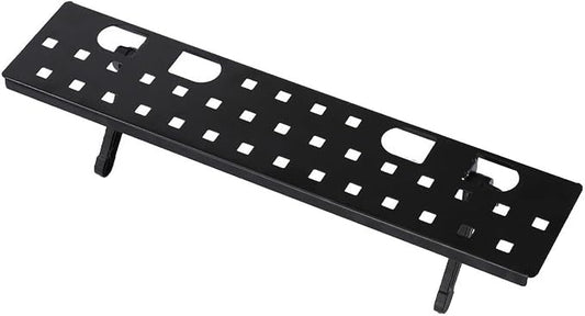 17.7in TV/PC Top Shelf Mount for Routers, Cable Boxes and Remote | Adjustable Monitor Top Shelf Wide Platform Screen Storage Bracket, TV Mounted Shelf for Games Consoles - 17.7 x 3.9 inches