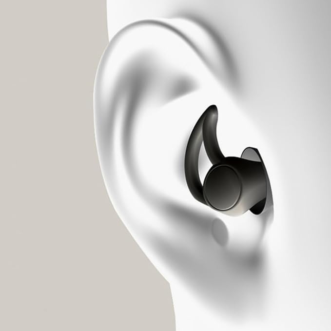jojofuny 2pcs Noise Dampening Silicone and Work Noise Blocking Soft for Enhanced Focus and Relaxation Comfortable Reusable Hearing Protection for Study and Rest