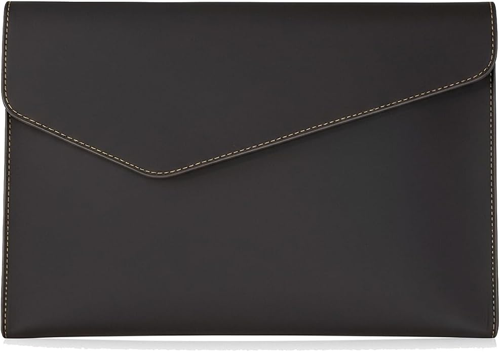 Carrier Bag Case Genuine Leather Portfolio Folder Document Organizer Laptop & Tablet,Folio Case for Men & Women