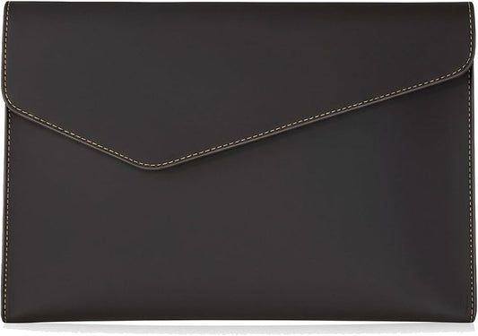Carrier Bag Case Genuine Leather Portfolio Folder Document Organizer Laptop & Tablet,Folio Case for Men & Women