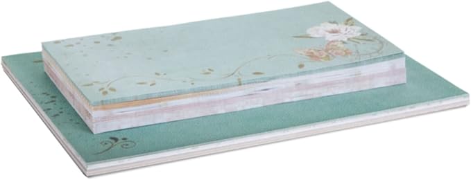 Paper Junkie Stationery Set - 7.25 x 10.2 In, Gold, 60 Sheets & 30 Envelopes - Letter Paper & Envelopes - Vintage Paper Designs