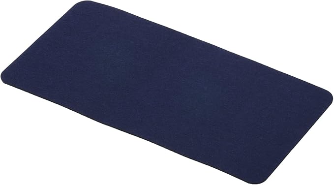 PATIKIL 24"x12" Desk Mat Protector, Felt Dual Side Mouse Pad Writing Mat for Office Home, Blue