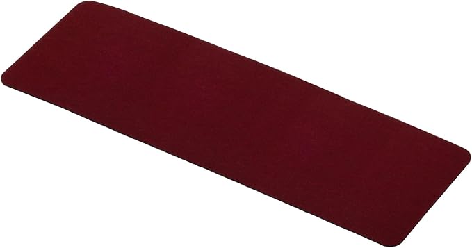 PATIKIL 35"x13" Desk Mat Protector, Felt Dual Side Mouse Pad Writing Mat for Office Home, Red