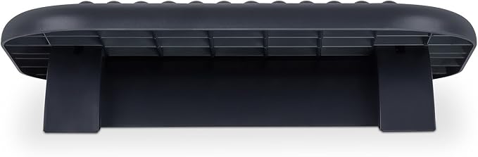 Mount-It Foot Rest Under Desk, 18 x 13 in Adjustable Ergonomic Footrest | 3 Tilt Angles Up to 30 Degrees, Non Slip Foot Stool at Work, Massage Surface, Durable Plastic, Home or Office, Black