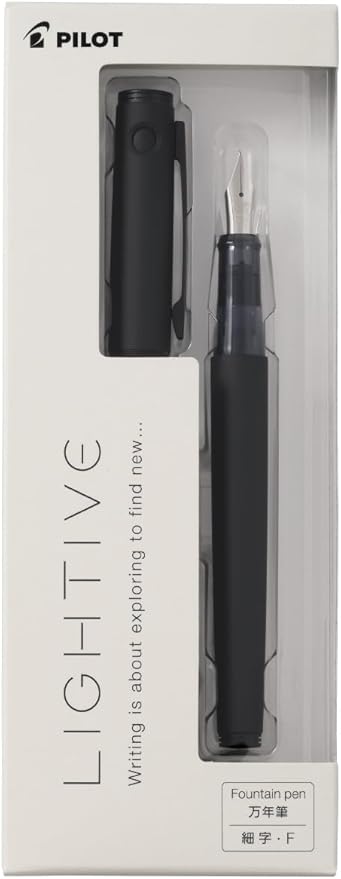 Pilot PFLT1MBF PILOT Writive Fountain Pen, Fine Point, Matte Black