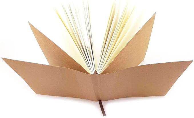 Sovereign-Gear Blank Paper Refill Refillable Leather Journal – Eco Friendly Acid-Free & Tree-Free Recycled Sheets A5 Unlined Notepad 8.25 x 5.75” with 240 Soft Pages and Bookmark