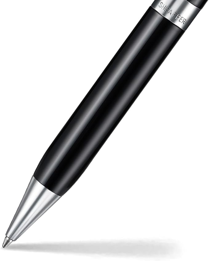Sheaffer Legacy 9064 Ballpoint Pen, Glossy Black Finish, Medium Point, Soft Twist Mechanism, Luxury Writing Pen