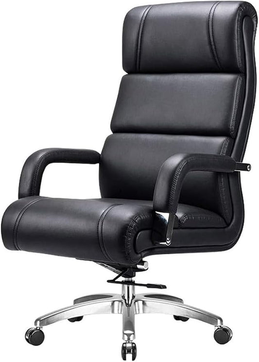 Heavy Duty Ergonomic Executive Chair with Adjustable Height and Lumbar Support, Comfortable Computer Desk Chair Swivel Task Chair for Home Office Workstation or Study Seating