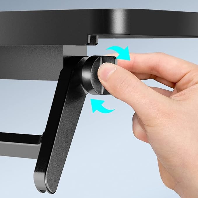 TV Top Shelf Screen Shelf Monitor Top Shelf TV Top Storage Bracket Computer Screen Shelf (Color : Black)