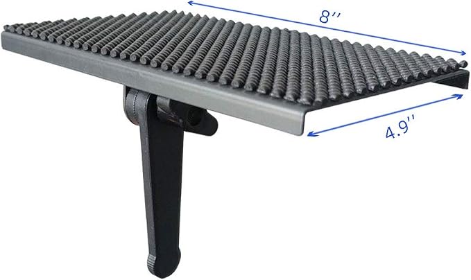 TV Top Shelf 8 inch Wide Platform Solid Screen Shelf Adjustable Mount | 2Pack Desktop PC Monitor for Streaming Devices,Apple TV, Media Boxes, Speakers and Home Décor