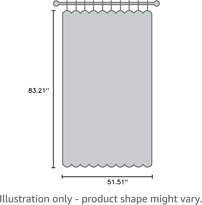 DriftAway Blackout Soundproof Thermal Insulated Linen Textured Curtains with Quilted Thermal Lining for Cold and Heat Blocking Noise Reducing Daytime Sleep 1 PC 52 Inches by 84 Inches Dusty Blue