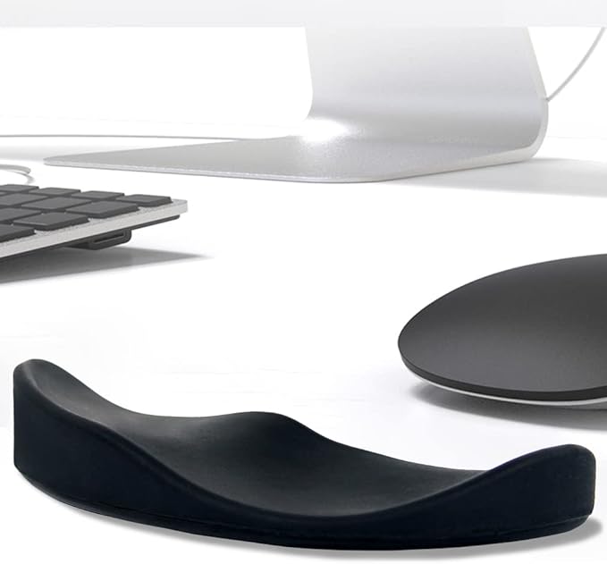 Ergonomic Mouse Wrist Rest Support, Gliding Smooth Palm Rest Pad Move with Your Mouse for Easy Working/Gaming