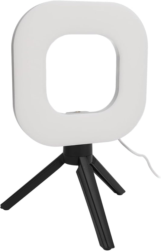 Video Conference Lighting Kit, 1500LM 10 Brightness Level 5 Color 72 LEDs Rings Light, Clip On Laptop Lamp with Tripod for Live Streaming Makeup