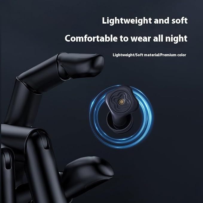 Ear Plugs for Sleeping, 50dB Reusable Noise Cancelling Silicone Hearing Protection with 8 Ear Tips for Sleep, Travel, Deep Focus