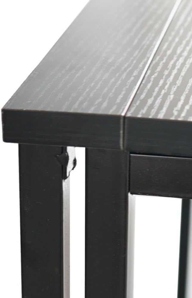 Folding Desk, 31.5" Small Foldable Desk for Small Spaces, Space Saving Computer Table Writing Workstation Table for Home Office, Easy Assembly (Black)
