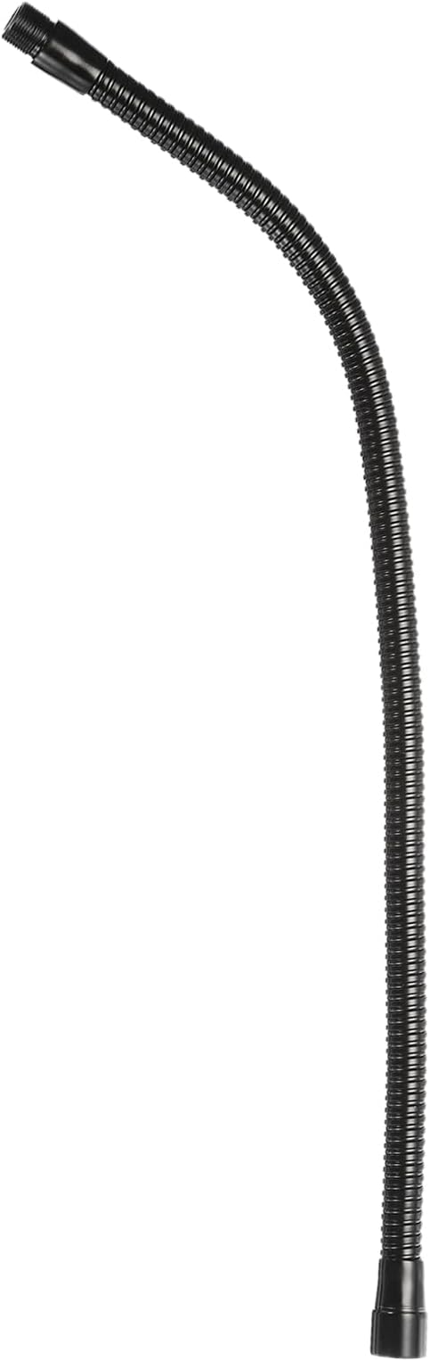 PATIKIL 20" Microphone Gooseneck, 1Pcs 5/8"-27 Thread Metal Universal Hose Flexible Arm Gooseneck Tube Extension for Multifunction DIY, Black