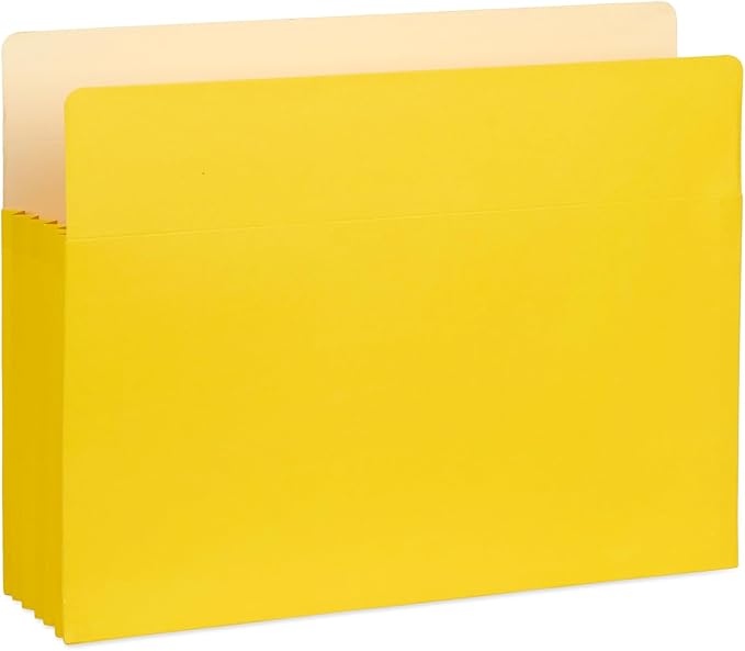Blue Summit 10 Expanding File Pockets, Accordion File Folders Letter Size, 5.25” Expandable Pockets, Assorted Colors (Pack of 2)