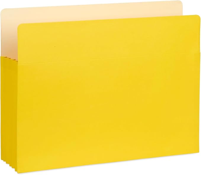 Blue Summit 10 Expanding File Pockets, Accordion File Folders Letter Size, 5.25” Expandable Pockets, Assorted Colors (Pack of 2)