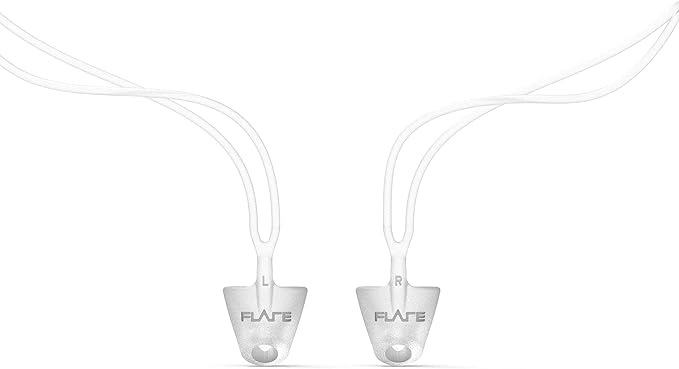 Flare Calmer Secure| Ear Plugs Alternative | Daily Noise Relief | Sound Sensitivity | Stress Relief | No Muffling | Improve Wellbeing| Comfy, Reusable, Soft Silicone Earplugs| Translucent