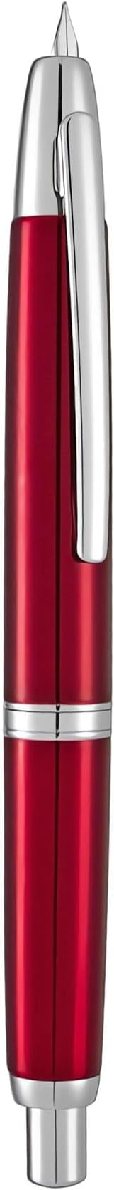 Jinhao 10 Retractable Fountain Pen, Burgundy EF Writing Pen with Converter and Pen Box
