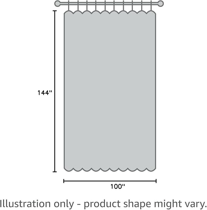 RYB HOME Extra Long Curtains Light Block Soundproof Privacy Blinds for Home Theater Office Backdrop Dining Living Room Patio Door Large Window Ceiling to Floor Drapes, W 8.3 x T 12 ft, Greyish White