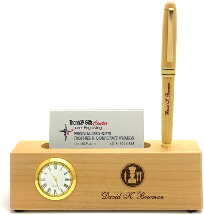 Personalized Card Holders for Bakers