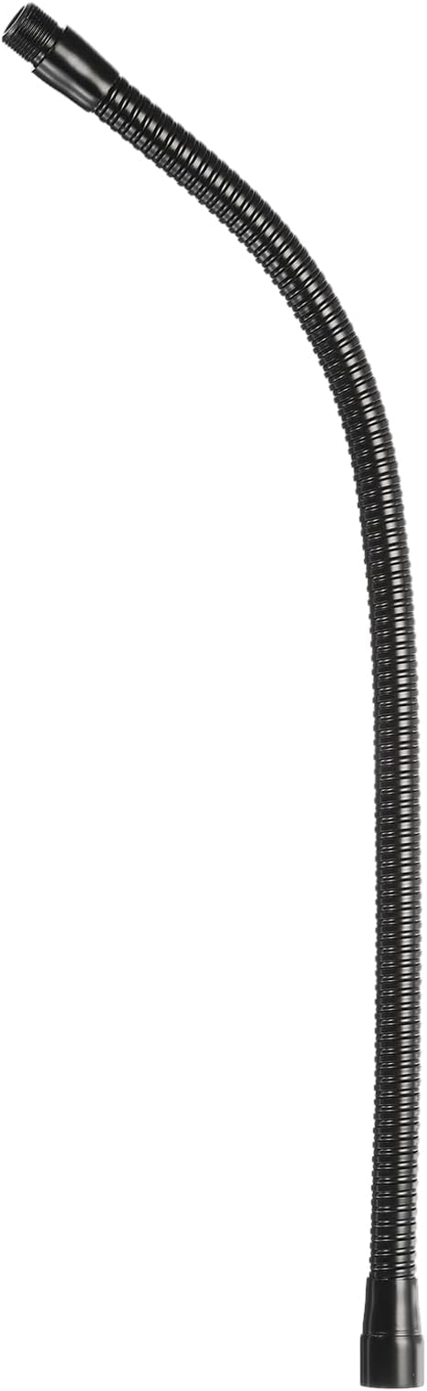 PATIKIL 18" Microphone Gooseneck, 1Pcs 5/8"-27 Thread Metal Universal Hose Flexible Arm Gooseneck Tube Extension for Multifunction DIY, Black