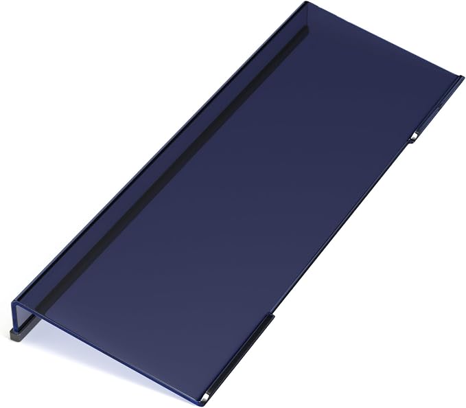 Computer Keyboard Stand Holder - Ergonomic Acrylic Keyboard Stand for Desktop Comfortable Keyboard Tray Riser with Silicone Anti-Slip Strip for Home School Office Desk Accessory, Black