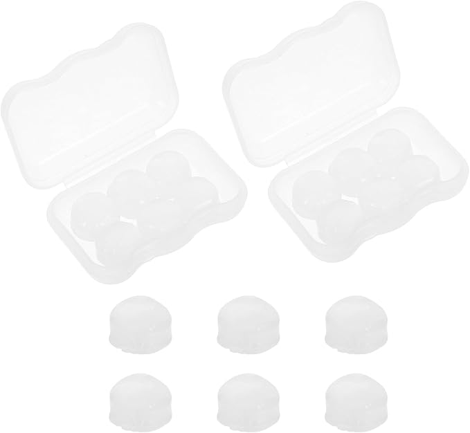 18pcs Moldable Silicone Noise Reduction Noise Blocking Ear Protectors with Case for Work Study and Travel