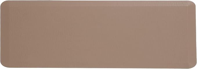 Mabel Home Anti Fatigue Floor Mat- 3 Size(20x32 & 20x39 & 24x70),16 Colors - Standing Desk Mat-Kitchen Floor Mat-Stain ResistantHome Non-Slip Bottom, Extra Soft (Brown, 24" x 70")
