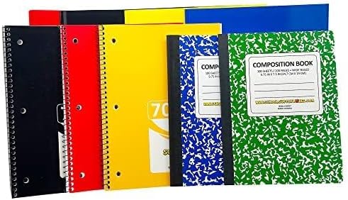 School Supply Boxes | 17" Clear Backpack Bundle Case (6 Backpacks) for Elementary School | Back to School Bookbag with Supplies | Contains Crayons, Colored Pencils, Ruler, Glue, & More