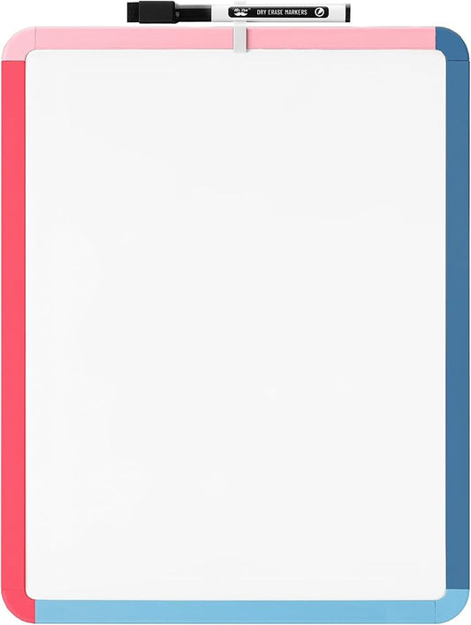Mr. Pen- Dry Erase Board, 14” x 11” with a Black Dry Erase Marker, Small Mini White Board for Students