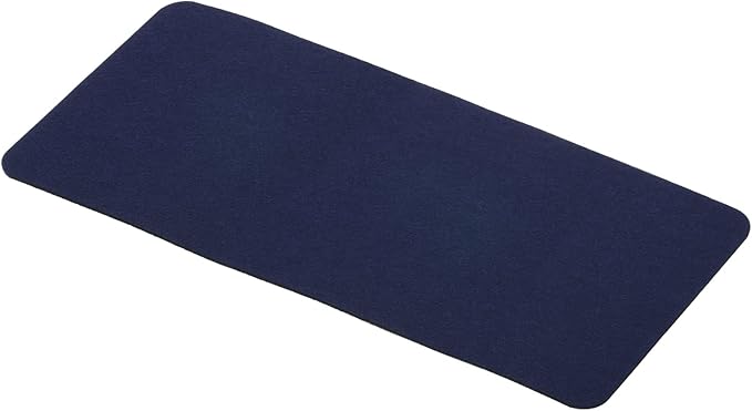 PATIKIL 28"x13" Desk Mat Protector, Felt Dual Side Mouse Pad Writing Mat for Office Home, Blue