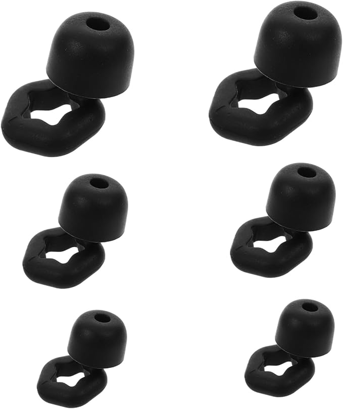 3 Pairs Soft Silicone Noise Reduction Sleeping Comfortable Fit Sound Blocking for Travel Concerts Focus Portable Reusable Noise Cancelling
