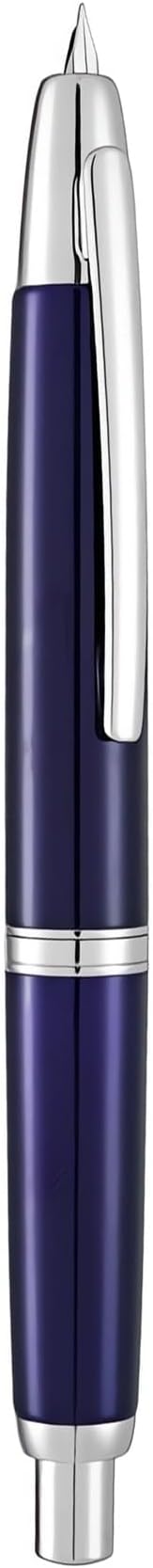 Jinhao 10 Retractable Fountain Pen, Deep Blue F Writing Pen with Converter and Pen Box