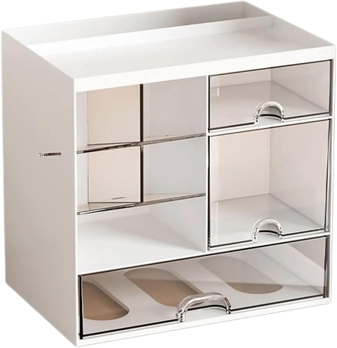 Desk Organizers with Drawers Pen Holders Multifunctional Desktop Organizers Makeup Organizers Office School Supplies