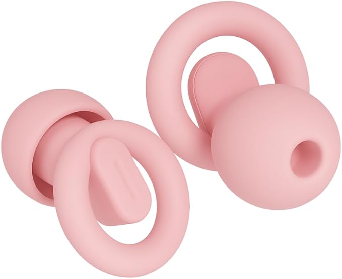 Macco Focus Reusable Silicone Earplugs – Pink
