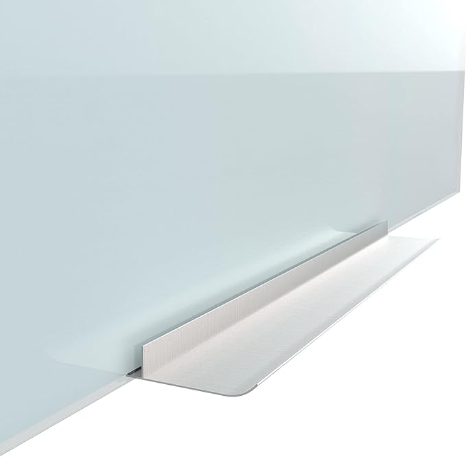 U Brands Magnetic Glass Dry Erase Board, Only for Use with HIGH Energy Magnets, 36" X 48" Inches, White Frosted Surface, Frameless (2299U00-01)