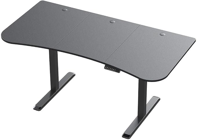 Monoprice Height Adjustable Sit-Stand Riser Table Desk Frame - Black with Electric Single Motor, Compatible with Desktops from 39 Inches Up to 63 Inches Wide - Workstream Collection
