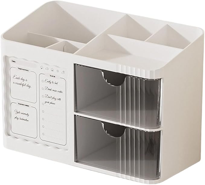 Stylish Desk Storage with Multiple Compartments for Keeping Supplies in Order Ideal for Work or Study Minimalist Desk Planner
