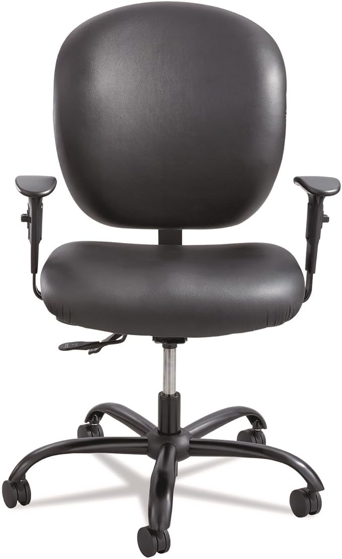 Safco Alday 24/7 Task Chair, Black Vinyl
