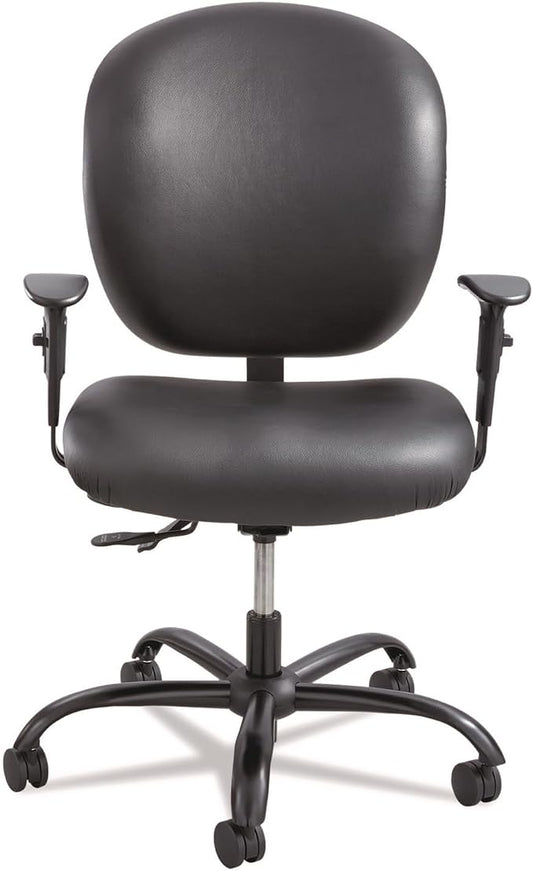 Safco Alday 24/7 Task Chair, Black Vinyl