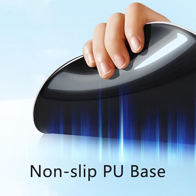 Ergonomic Mouse Pad with Wrist Rest, Gel Wrist Support Mousepad, Pain Relief Laptop Computer Mouse Pad, Non-Slip Mouse Pads for Office & Home (Pink)