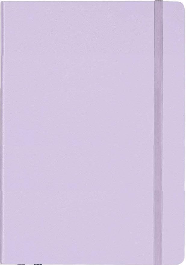 LEUCHTTURM1917 - 120G Special Edition - Medium A5 Ruled Hardcover Notebook (Lilac) - 203 Numbered Pages with 120gsm Paper