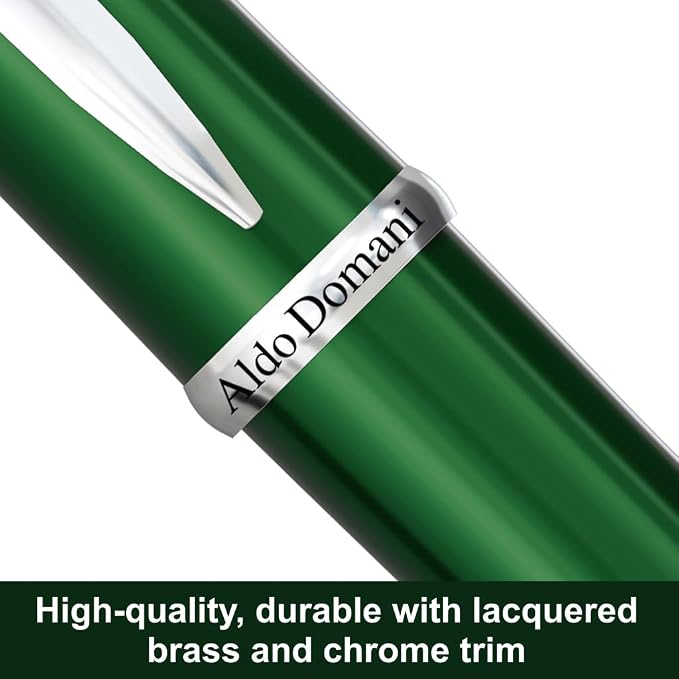Monteverde USA Aldo Domani Ballpoint Pen - Green, Italian Design & Smooth Writing Performance