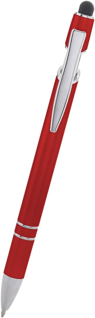 Express Pencils - The Legacy - Custom Metallic Printed Name Pens with Black Ink - Imprinted with Logo or Message - Great Gift Ideas - FREE PERSONALIZATION 12 pcs/pack (Red)