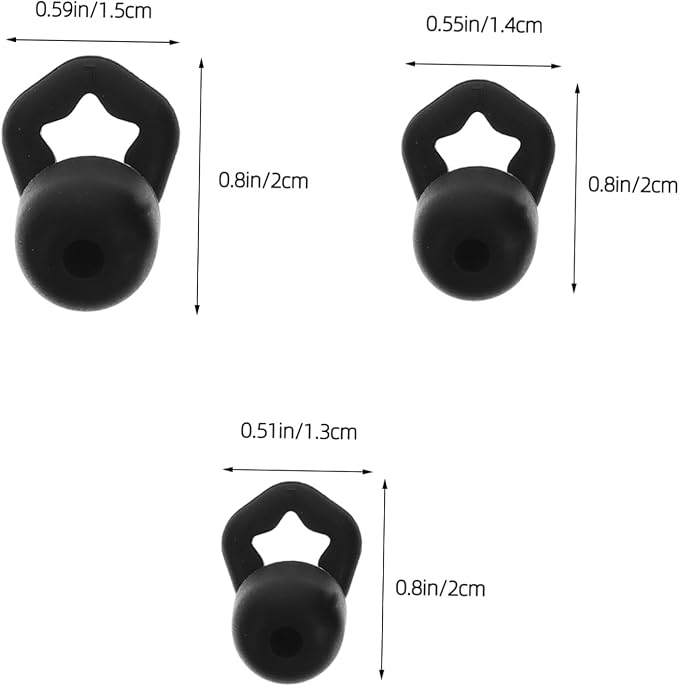 3 Pairs Reusable Silicone Noise Cancelling Concerts Travel and Focus Soft Ergonomic Sound Insulation for Work and Study Comfortable Fit Portable Earbuds